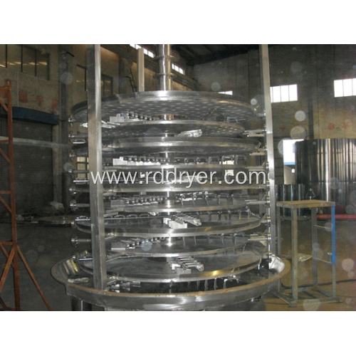 Continuous plate ferrous powder dryer in chemical industry